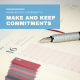 Make And Keep Commitment