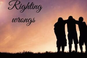 Righting wrongs is one of the behaviors to a high trust culture.